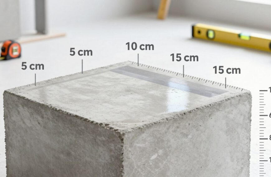 1 kubik betonu – ile to m² przy różnych grubościach wylewanej warstwy?