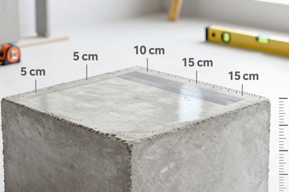 1 kubik betonu – ile to m²