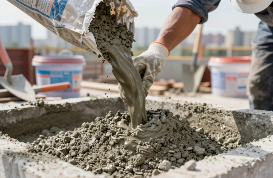 Ile betonu z worka cementu – wydajność opakowania przy różnych proporcjach mieszanki