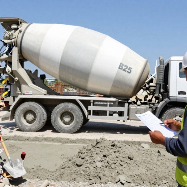 Ile kosztuje kubik betonu B25 – cena mieszanki, transportu i pracy pompy