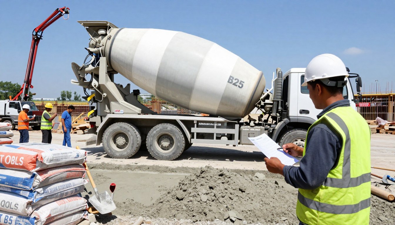 Ile kosztuje kubik betonu B25