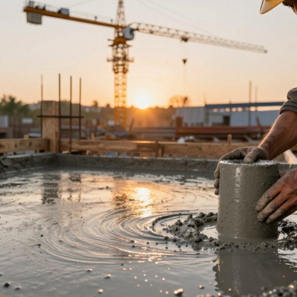 Ile wiąże beton – czas wstępnego twardnienia i osiągania pełnej wytrzymałości