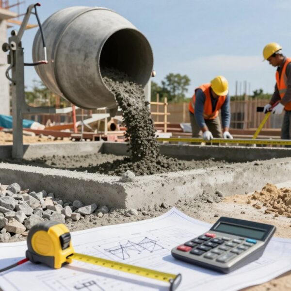 Jak obliczyć beton – wyliczanie ilości mieszanki na fundament, posadzkę i słupki