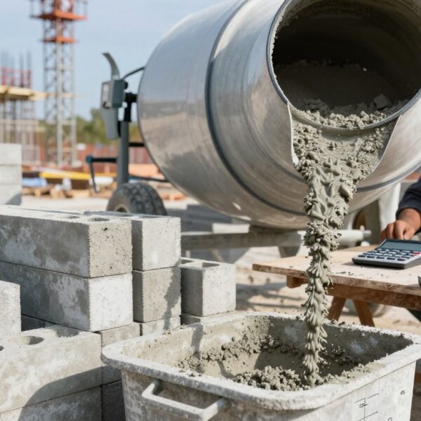 Jak obliczyć m³ betonu – przeliczanie długości, szerokości i grubości konstrukcji