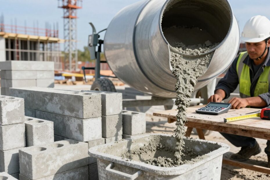 Jak obliczyć m³ betonu