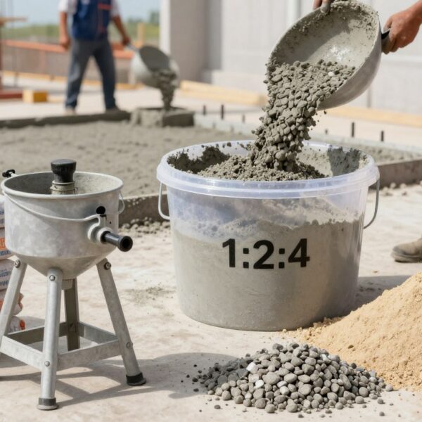 Jak zrobić beton B25 – proporcje cementu, piasku, kruszywa i wody