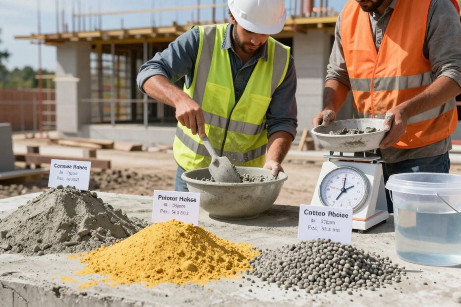Jakie proporcje na beton